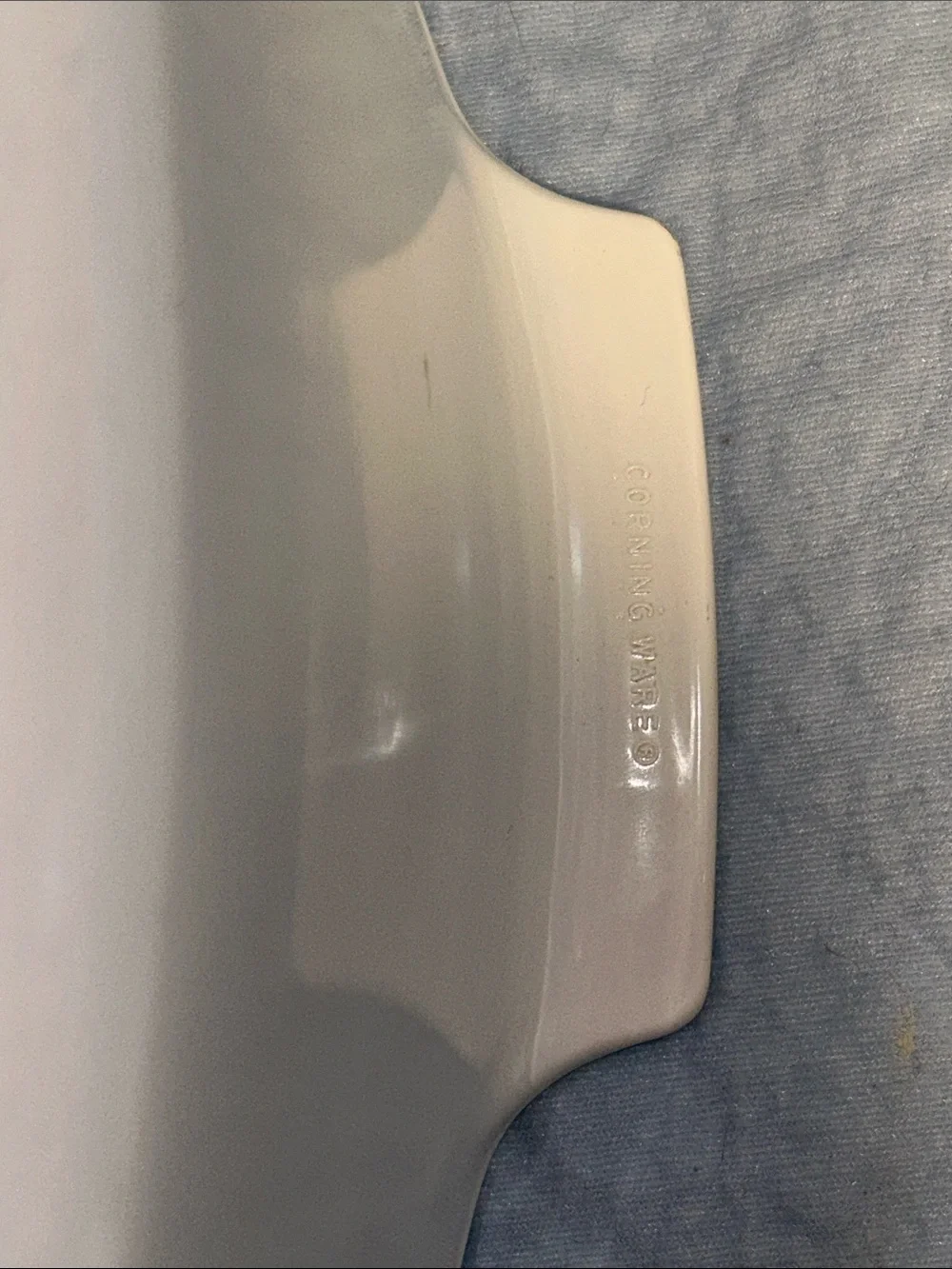 CorningWare casserole dish featuring the iconic Blue Cornflower pattern